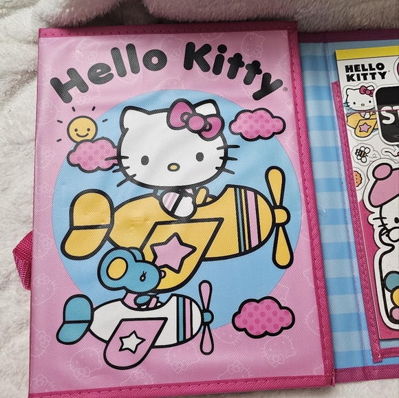 Hello Kitty Carry All Color Activity Art&Crafts Hobbies Kids Travel Gifts - Picture 5 of 14